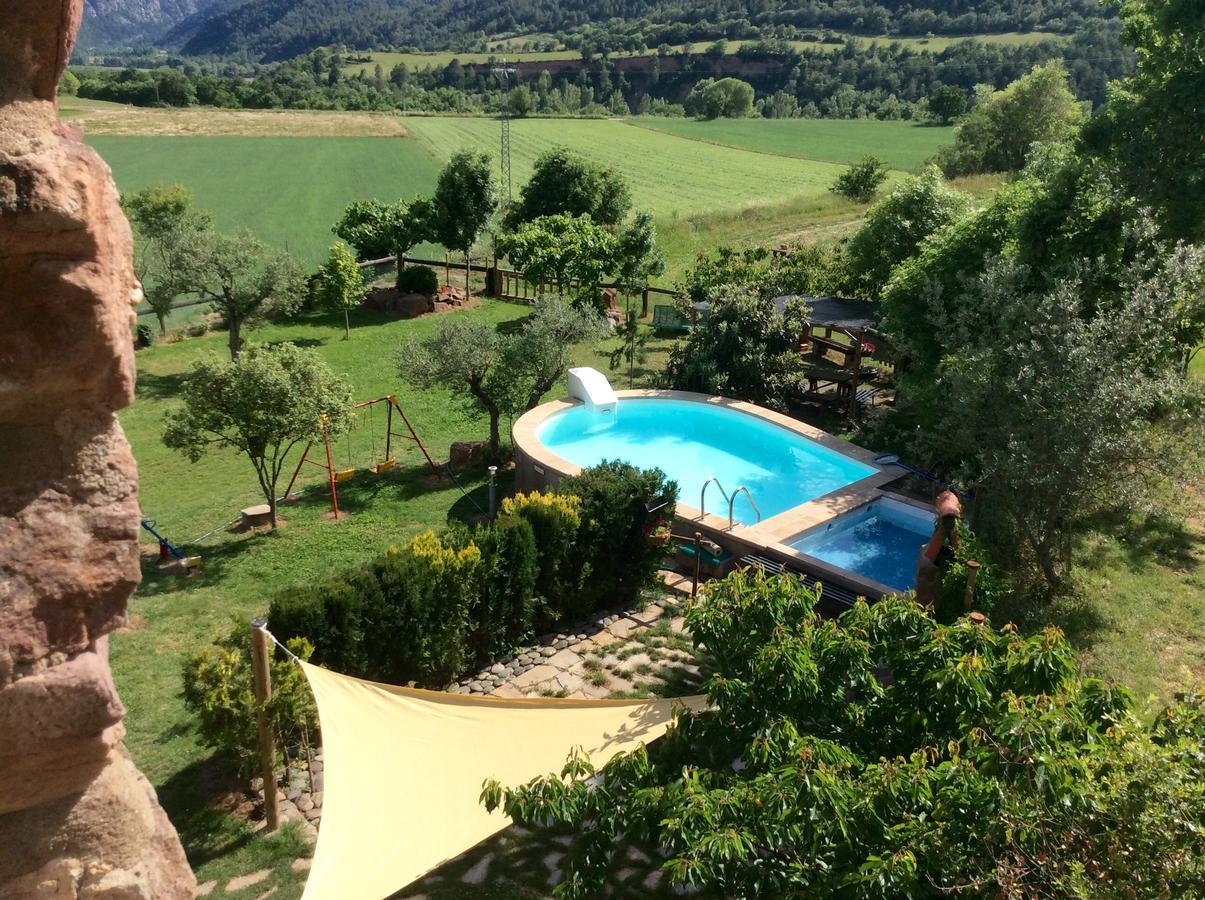 Casa Rural Con Piscina Y Vistas Al Valle - Cal Pallares Argestues Buitenkant foto