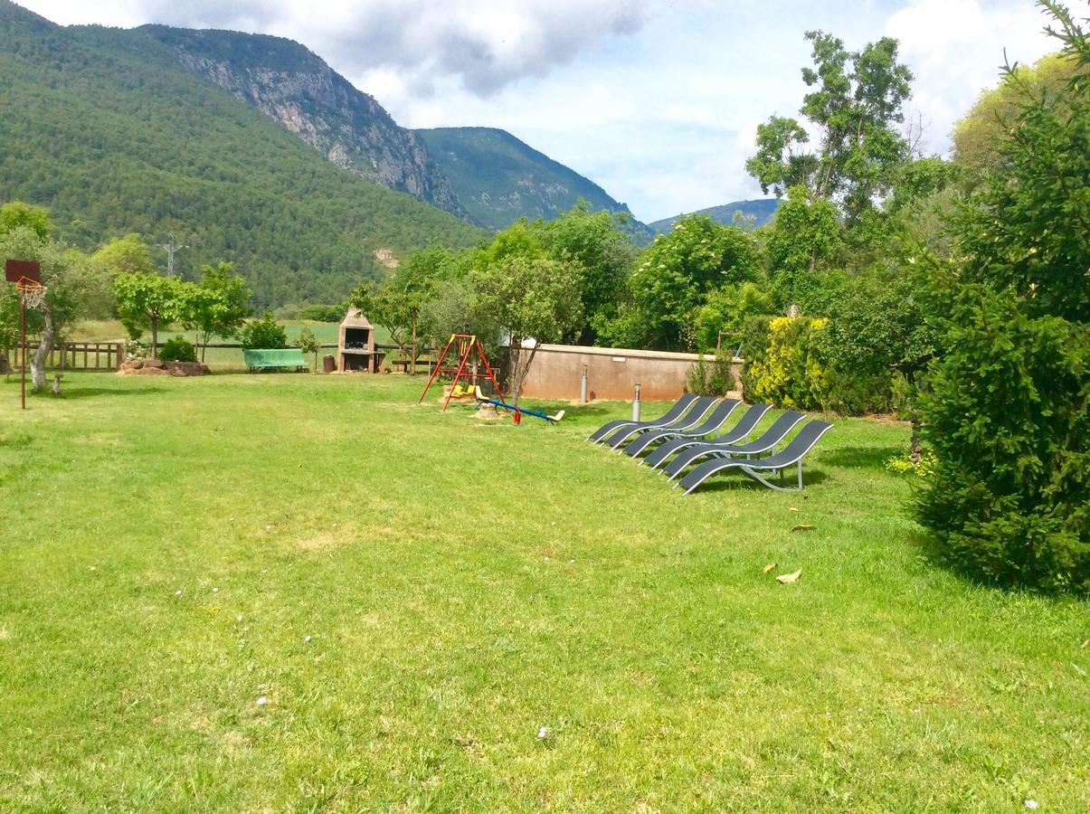 Casa Rural Con Piscina Y Vistas Al Valle - Cal Pallares Argestues Buitenkant foto